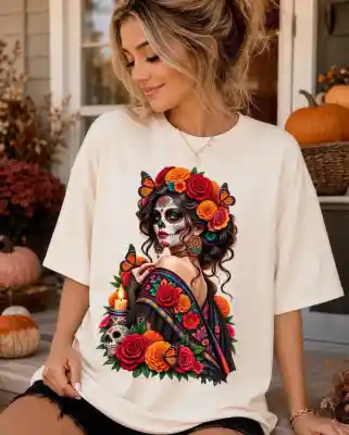vectores plantilas CATRINA,DÍA DE MUERTOS,HALLOWEEN,FESTEJO,
